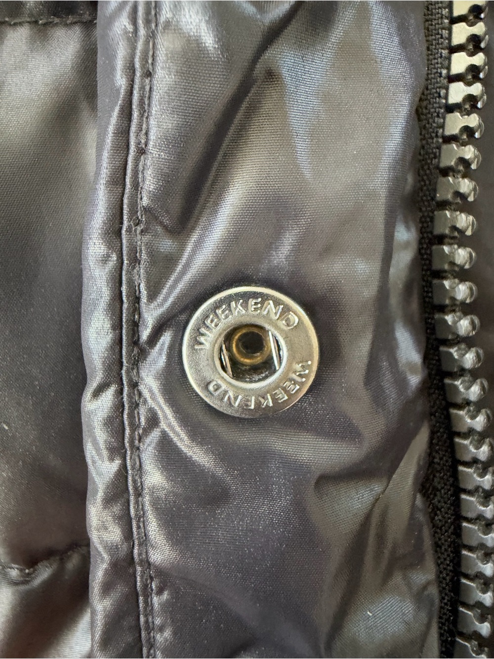 Weekend Max Mara L’Authentico Piumino Down Puffer Coat in Black - Picture 12 of 14